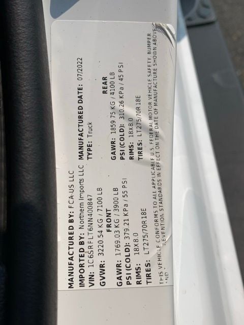 2022 RAM 1500 Rebel