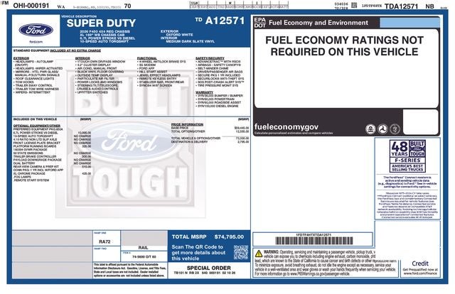 2026 Ford F-450SD XL DRW