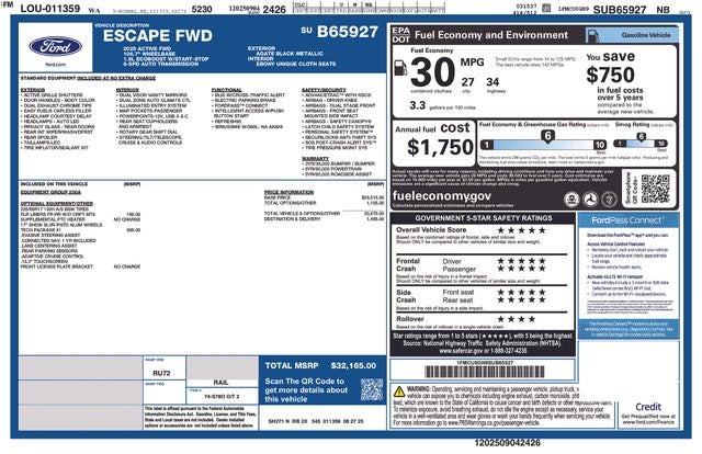 2025 Ford Escape Active