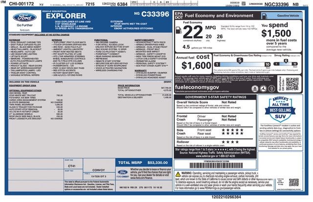 2022 Ford Explorer ST-Line