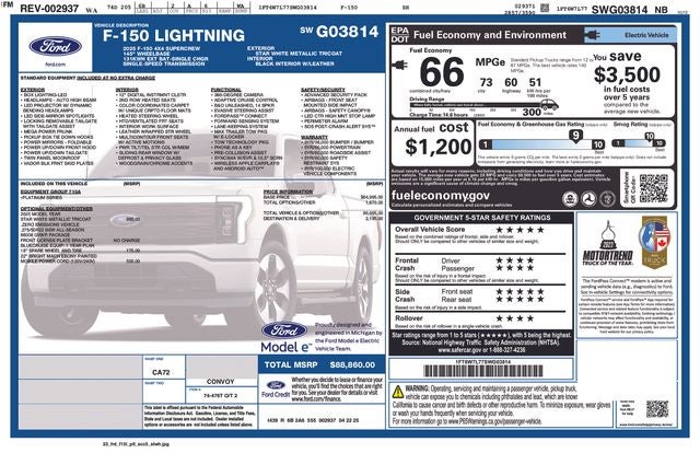 2025 Ford F-150 Lightning Platinum