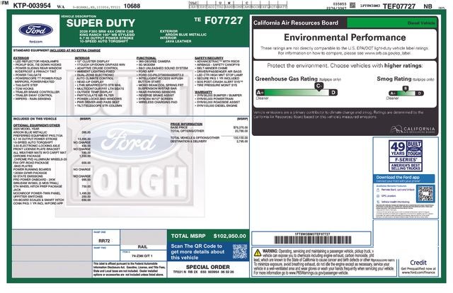 2026 Ford F-350SD King Ranch