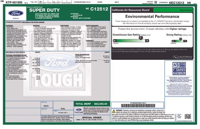 2022 Ford F-350SD Platinum