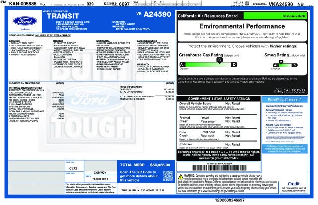 2027 Ford Transit-250 Base