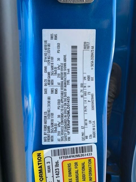 2021 Ford Ranger XLT