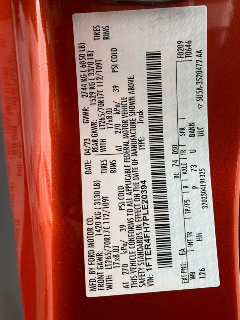 2023 Ford Ranger Lariat