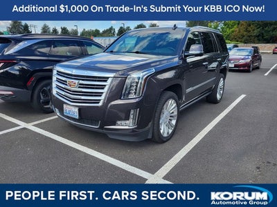 2018 Cadillac Escalade Platinum Edition