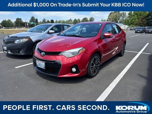 2015 Toyota Corolla S Plus