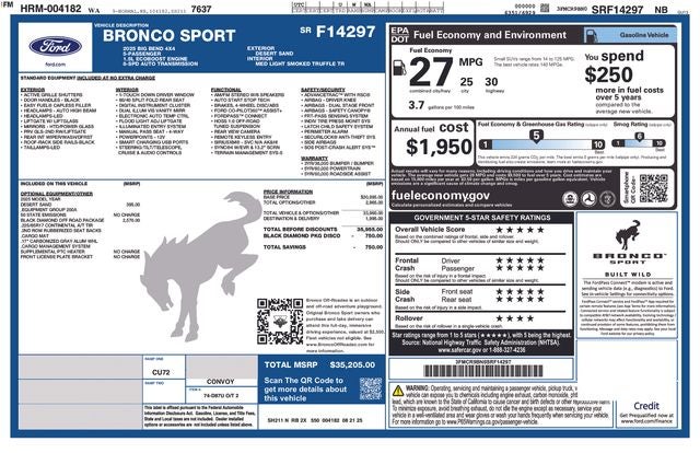 2025 Ford Bronco Sport Big Bend