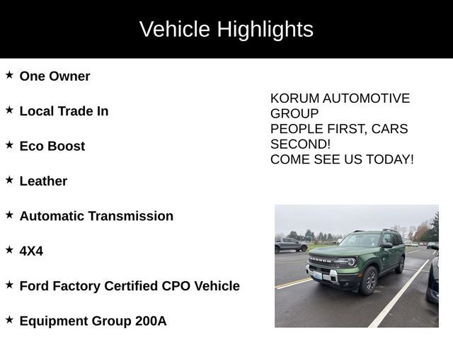 2025 Ford Bronco Sport Big Bend