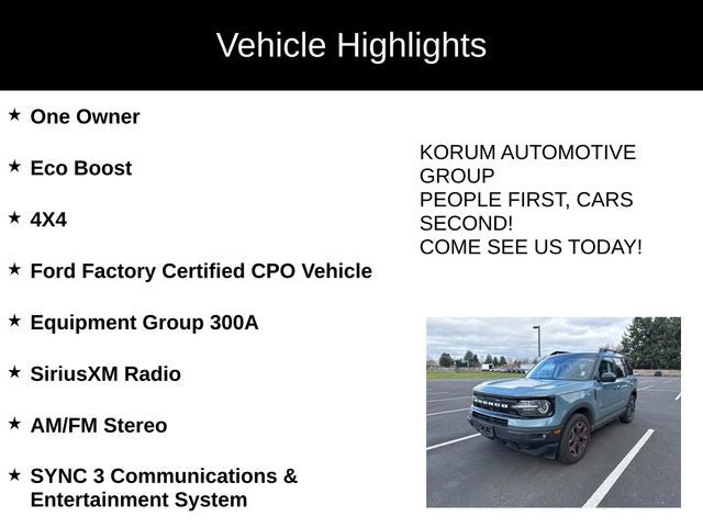 2022 Ford Bronco Sport Outer Banks