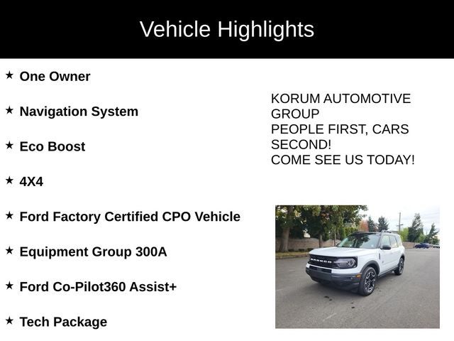 2024 Ford Bronco Sport Outer Banks