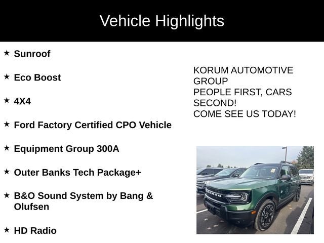 2025 Ford Bronco Sport Outer Banks