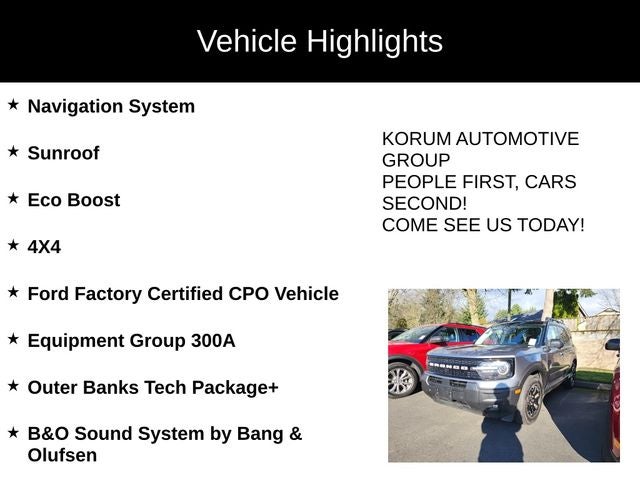 2025 Ford Bronco Sport Outer Banks