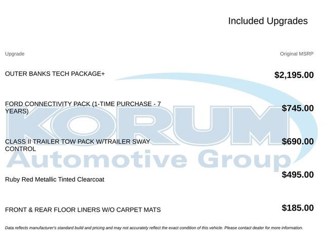 2026 Ford Bronco Sport Outer Banks