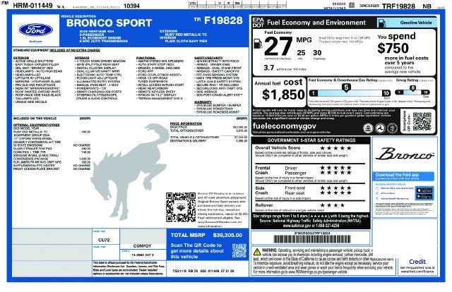 2026 Ford Bronco Sport Heritage