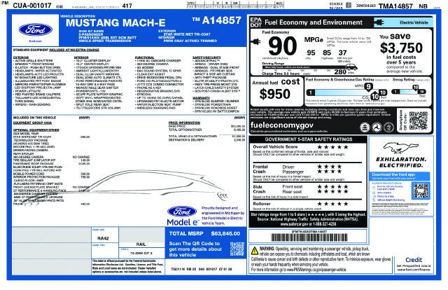 2026 Ford Mustang Mach-E GT