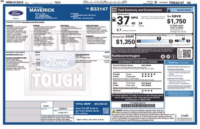 2026 Ford Maverick XL