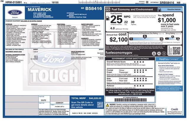 2025 Ford Maverick Lariat