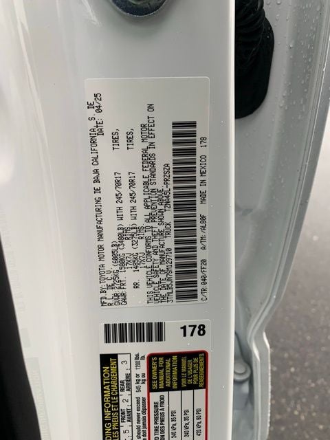 2025 Toyota Tacoma SR5