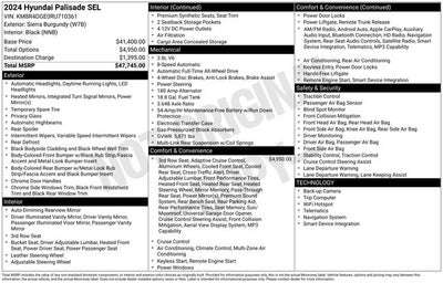 2024 Hyundai Palisade SEL