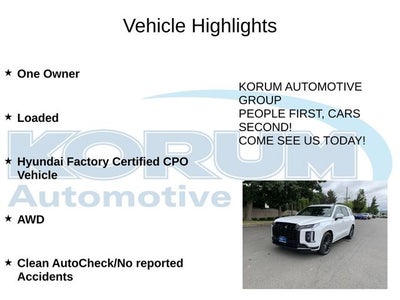 2025 Hyundai Palisade Calligraphy Night Edition