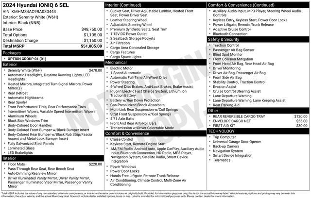2024 Hyundai IONIQ 6 SEL