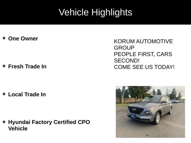 2023 Hyundai Venue SE