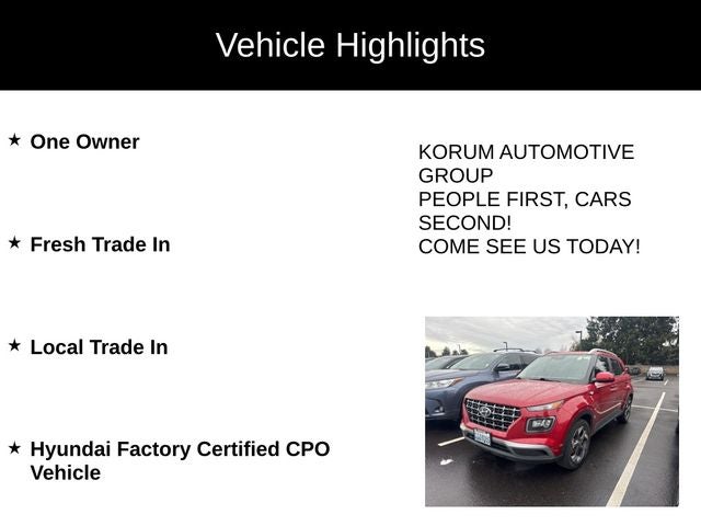 2023 Hyundai Venue SEL