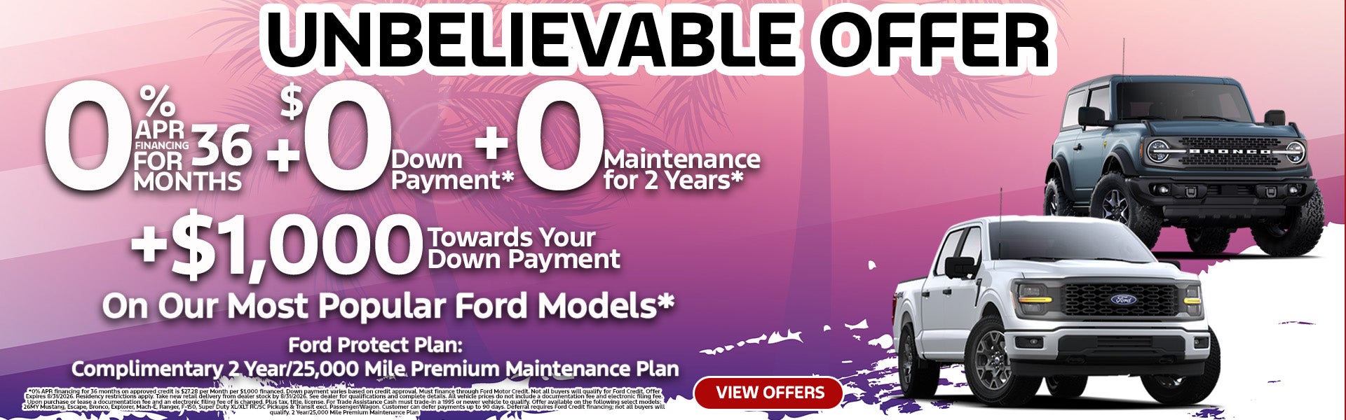 Summer General Ford Offers