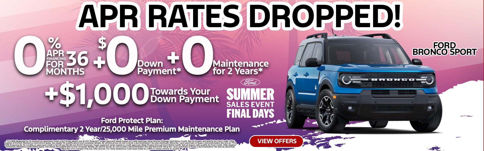 Summer Bronco Sport
