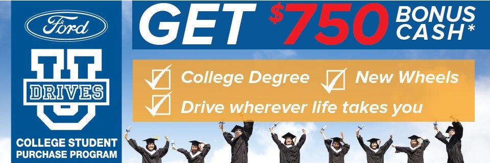 Korum Ford in Puyallup WA college u ad