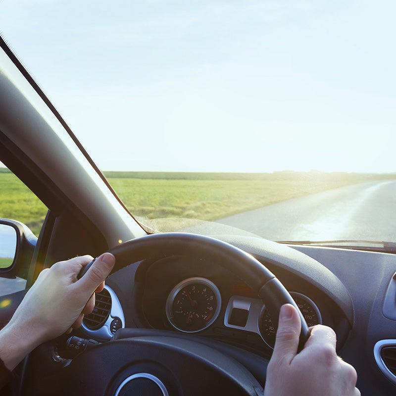 Korum Ford in Puyallup WA customer driving on a road trip
