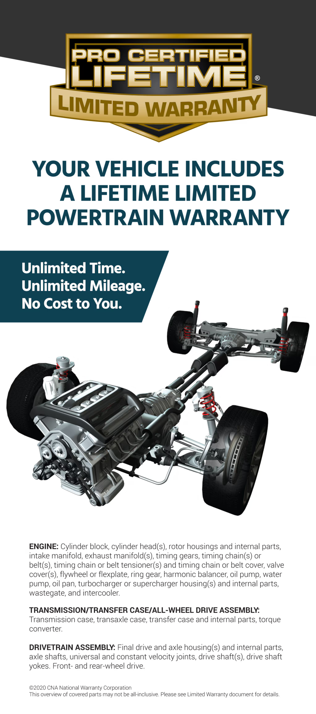 Korum Ford in Puyallup WA full warranty ad